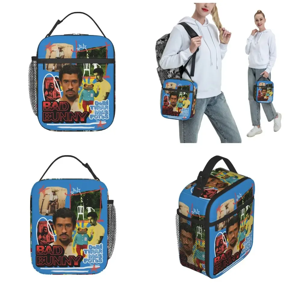 Bad Bunny DTMF Insulated Lunch Bag