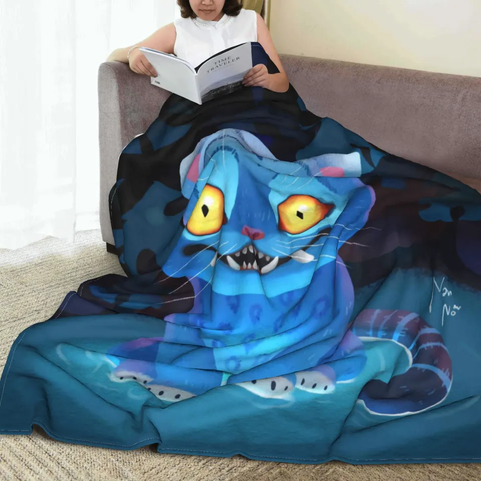 Derpy Tiger Warm Soft Blanket Kpop Demon Hunters Fleece Blanket