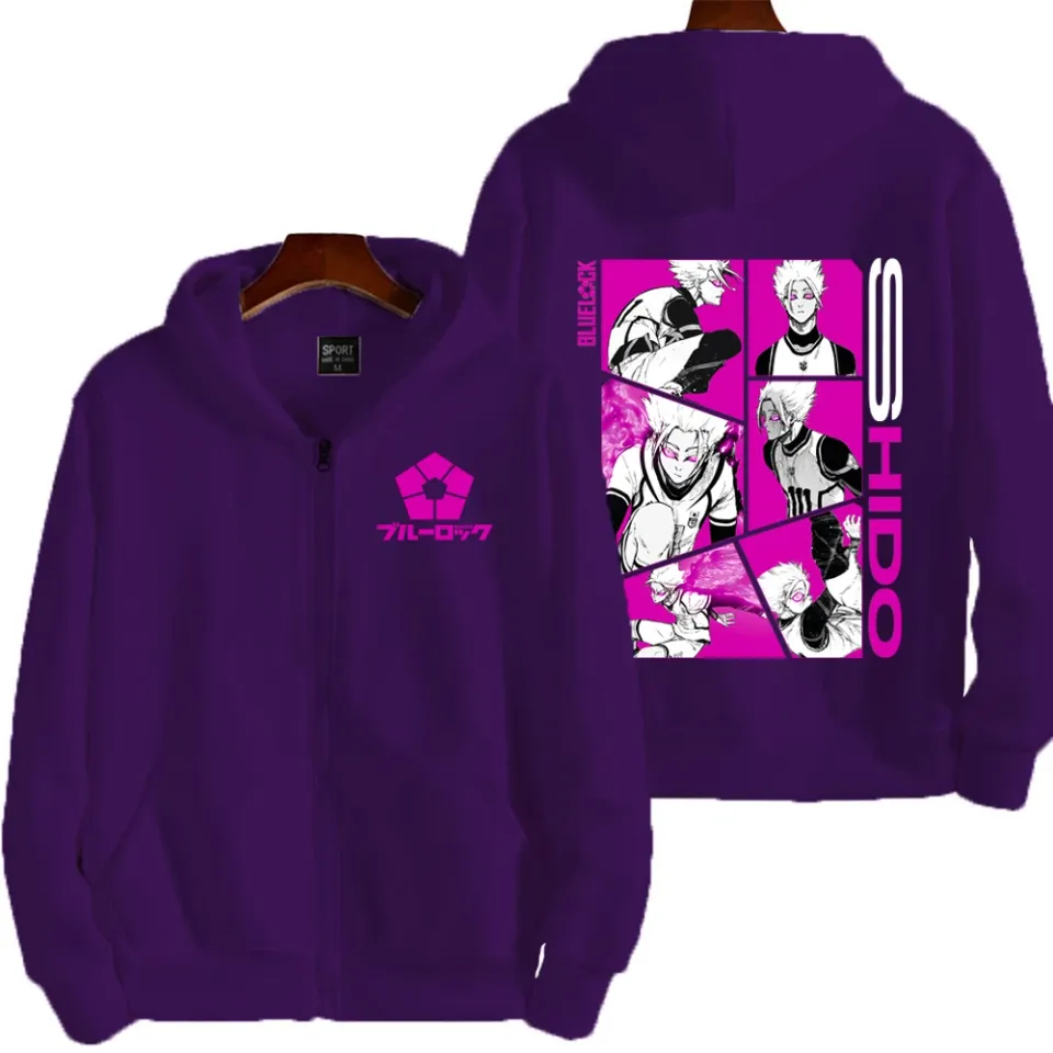 Blue Lock Shido Ryusei Men Zipper Hoodie