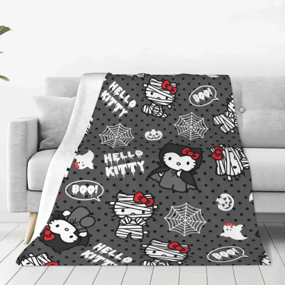 Hello Kitty Halloween Fleece Blanket