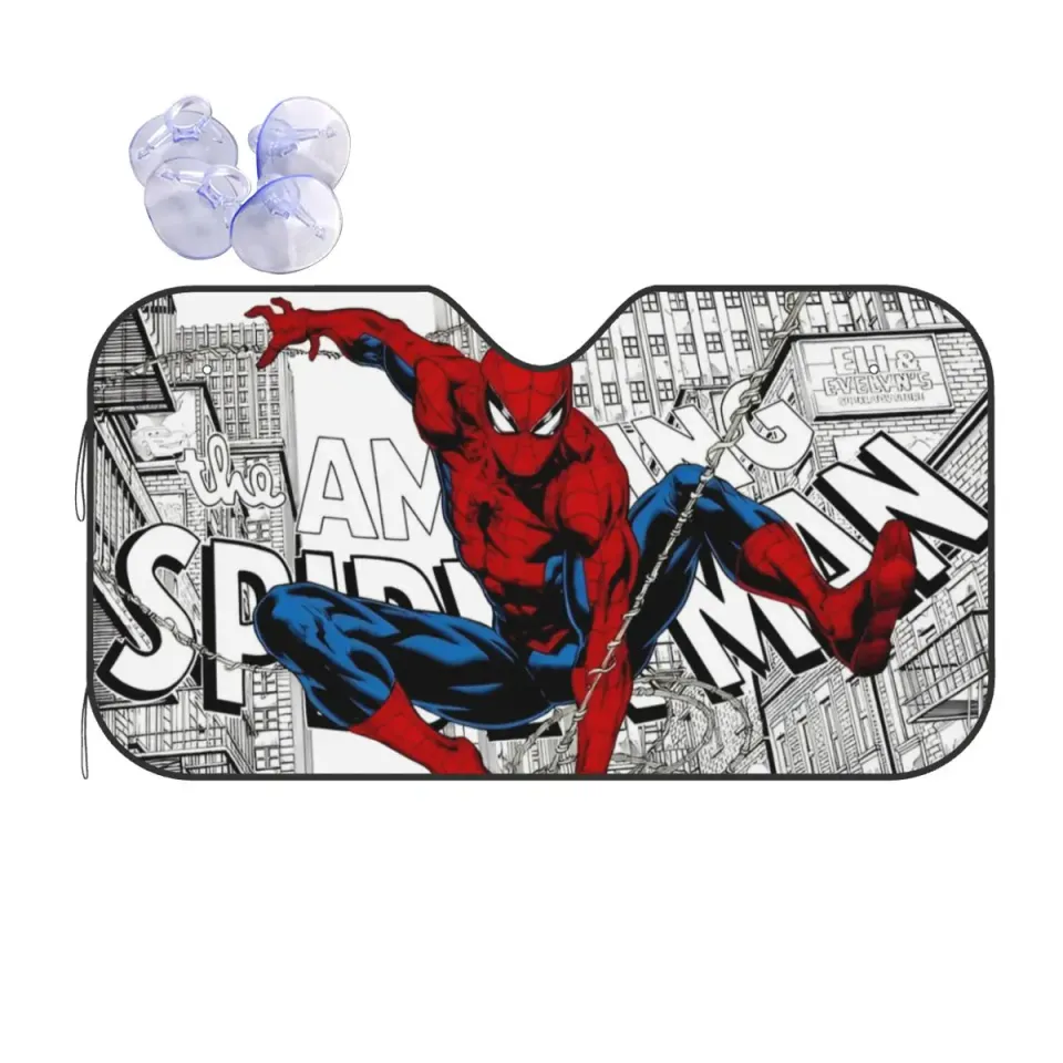 Spider-Man Spiderman Hero Car Sunshade