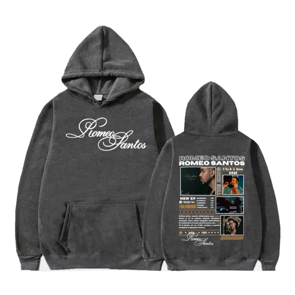 Rapper Romeo Santos The King Tormula Tour 2025 Hoodie