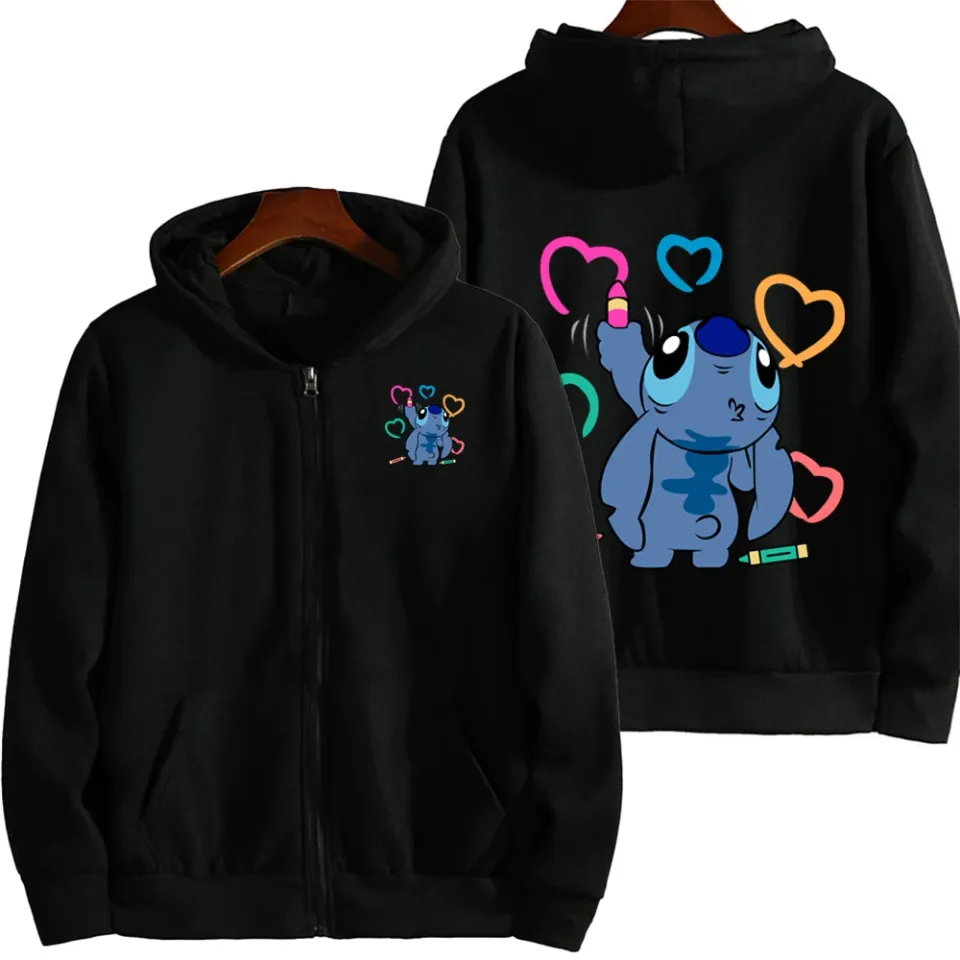 Lilo & Stitch Men Cartoon Hoodie