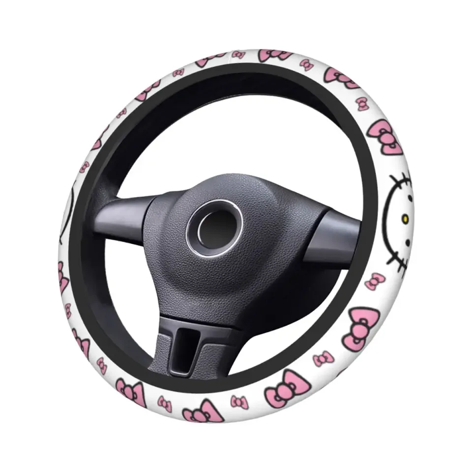Car Steering Wheel Cover Hello Kitty Cartoon
