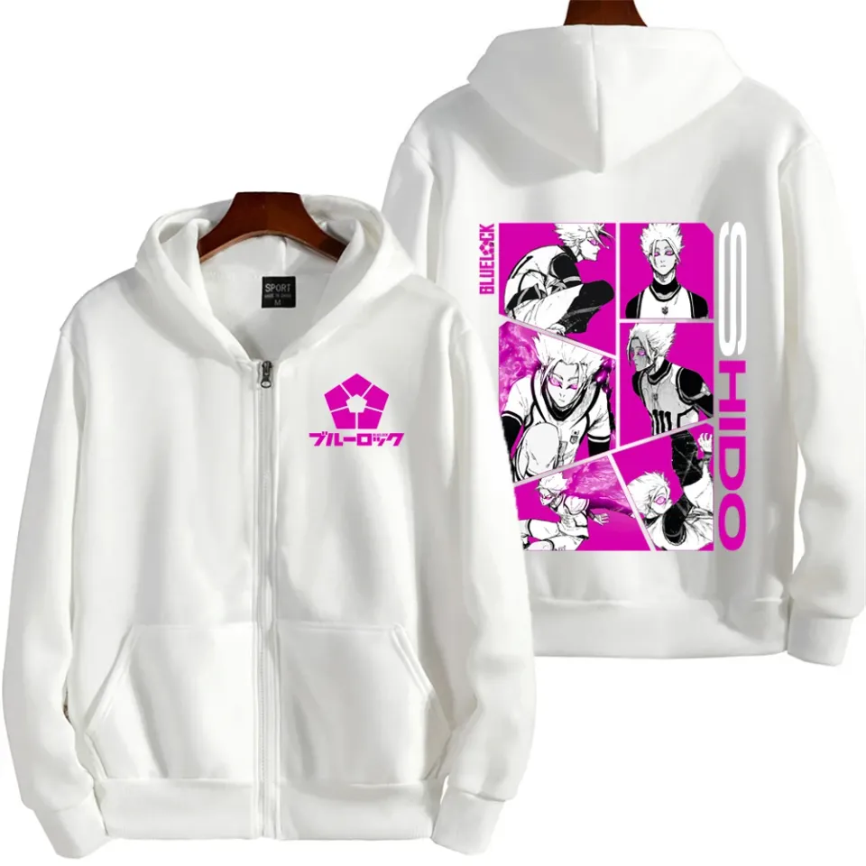 Blue Lock Shido Ryusei Men Zipper Hoodie