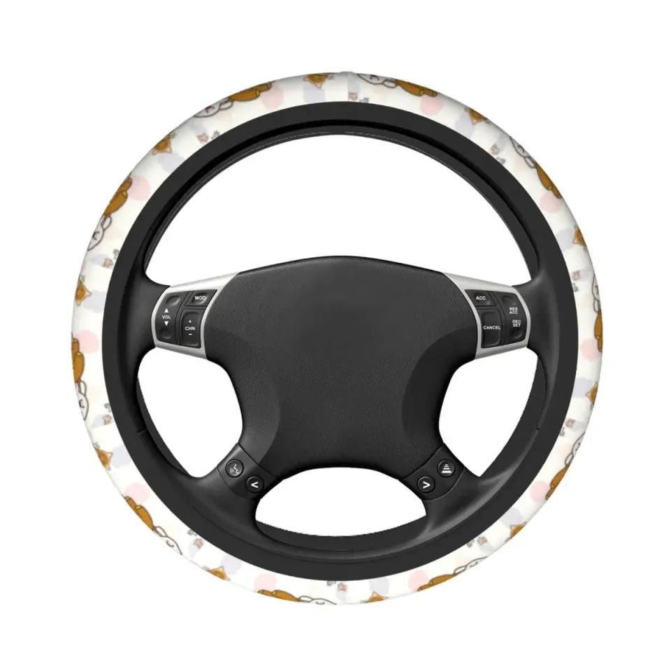 Cute Rilakkuma Pattern Disney Steering Wheel Cover