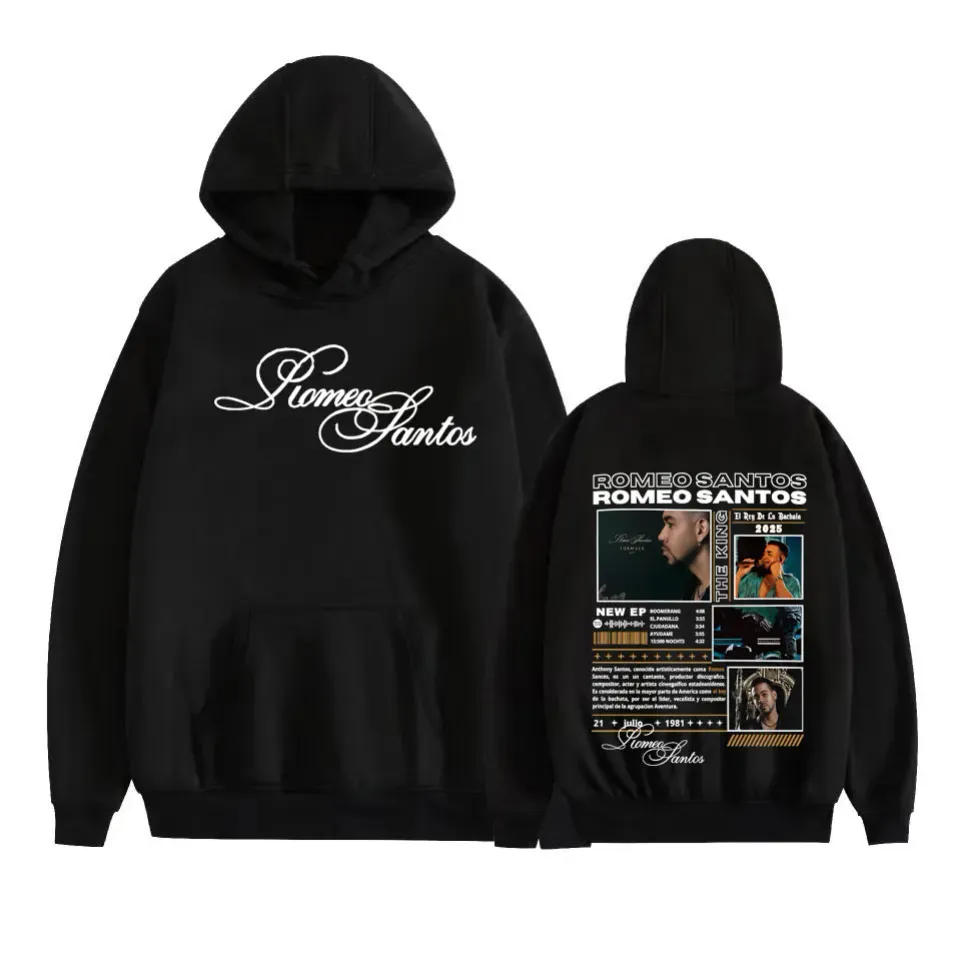 Rapper Romeo Santos The King Tormula Tour 2025 Hoodie