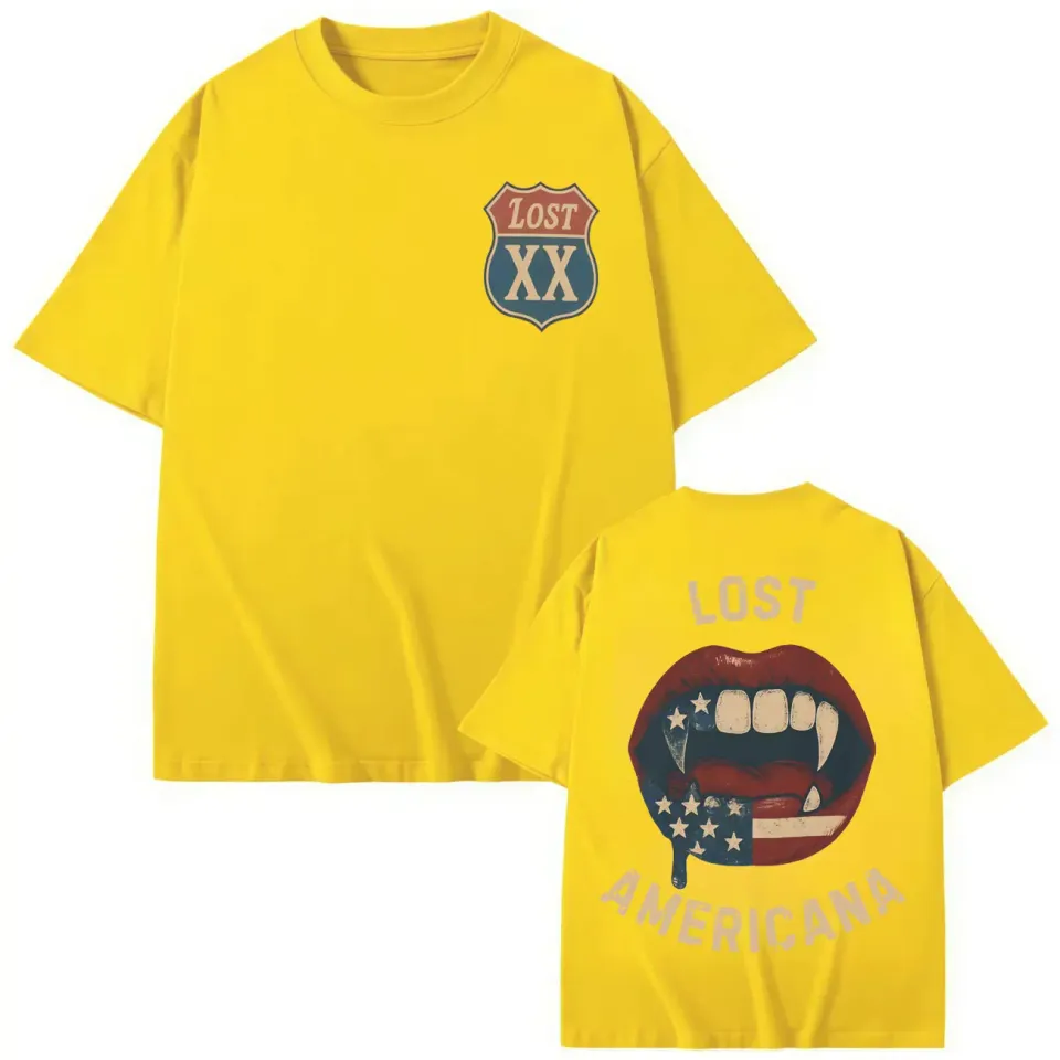 Rapper MGK Lost Americana Tour 2026 T-shirt