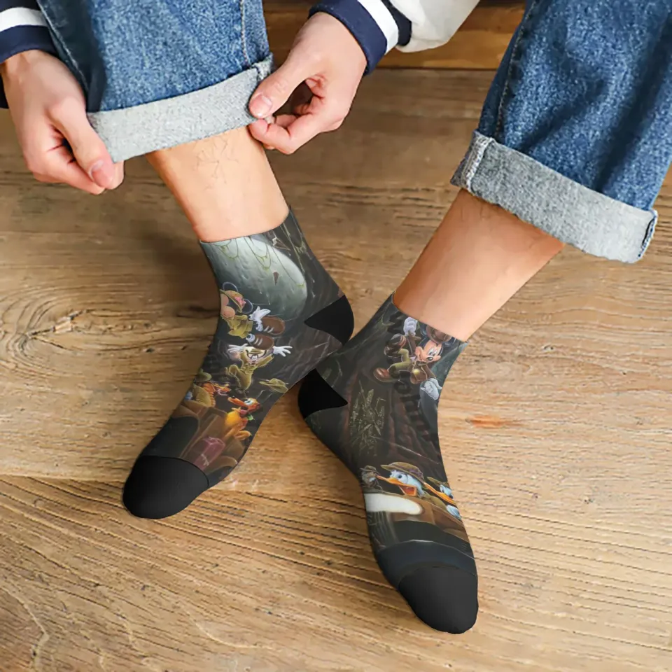 1 Pair Disney Adventure  Themed Cartoon Socks