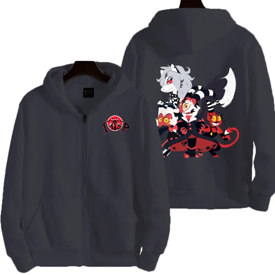 Helluva boss Cartoon Men Hoodie