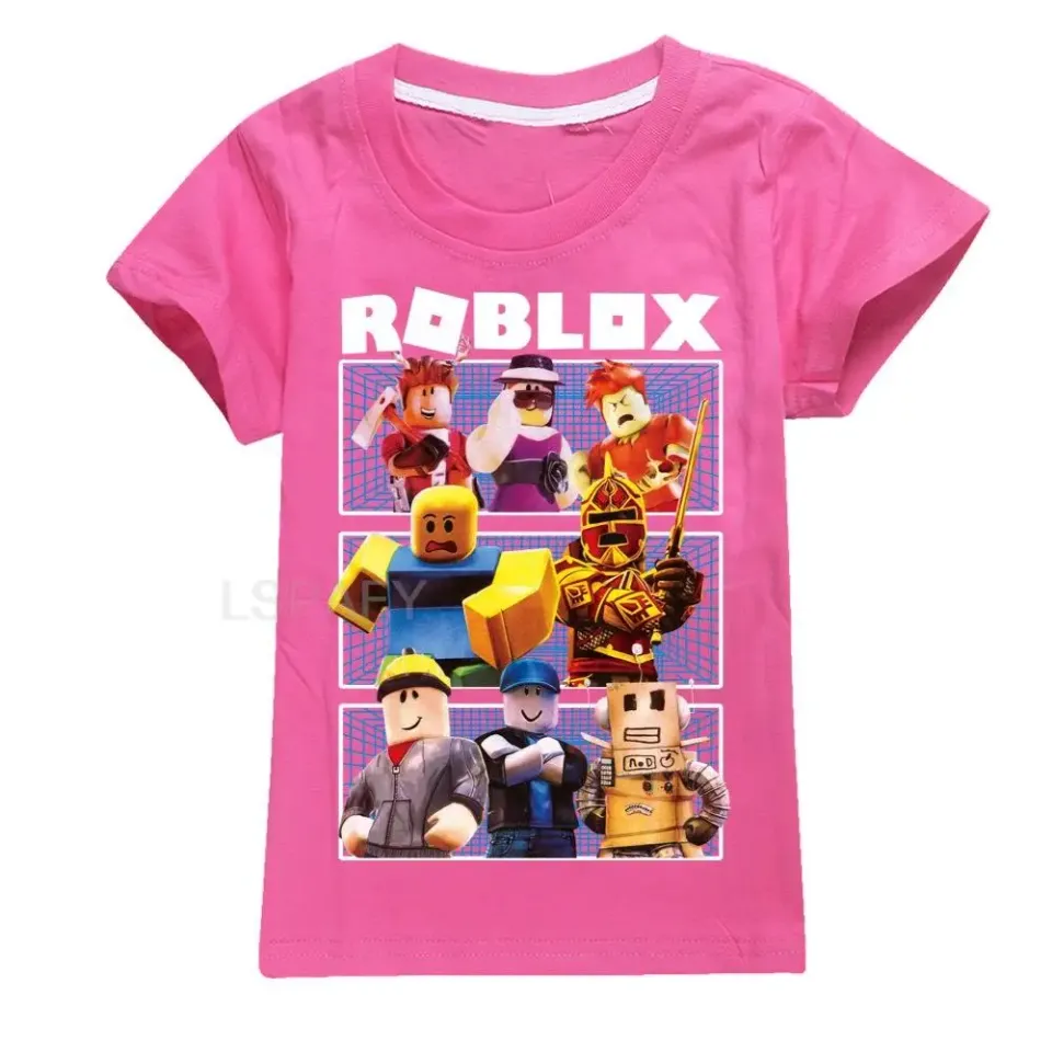 Summer ROBLOX Print Cartoon T Shirt
