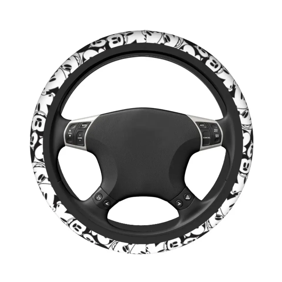 Car Steering Wheel Cover Mickey Mouse Pattern