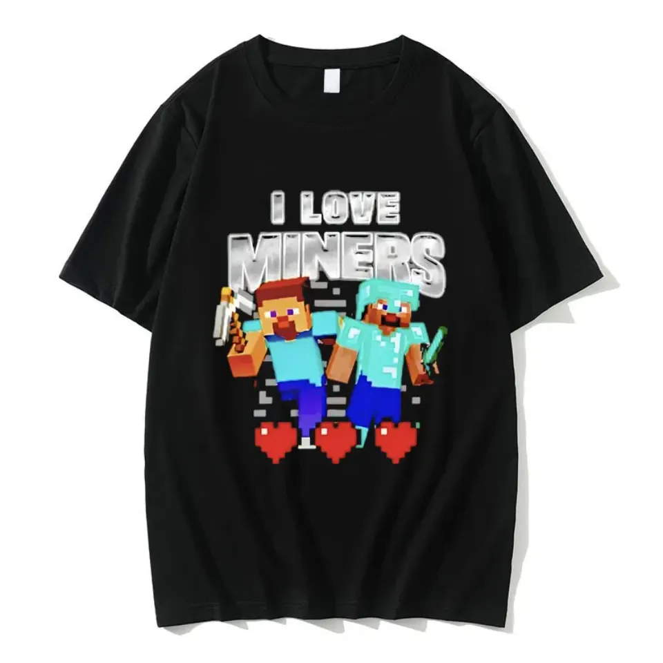 I Love Miners Print Tshirt