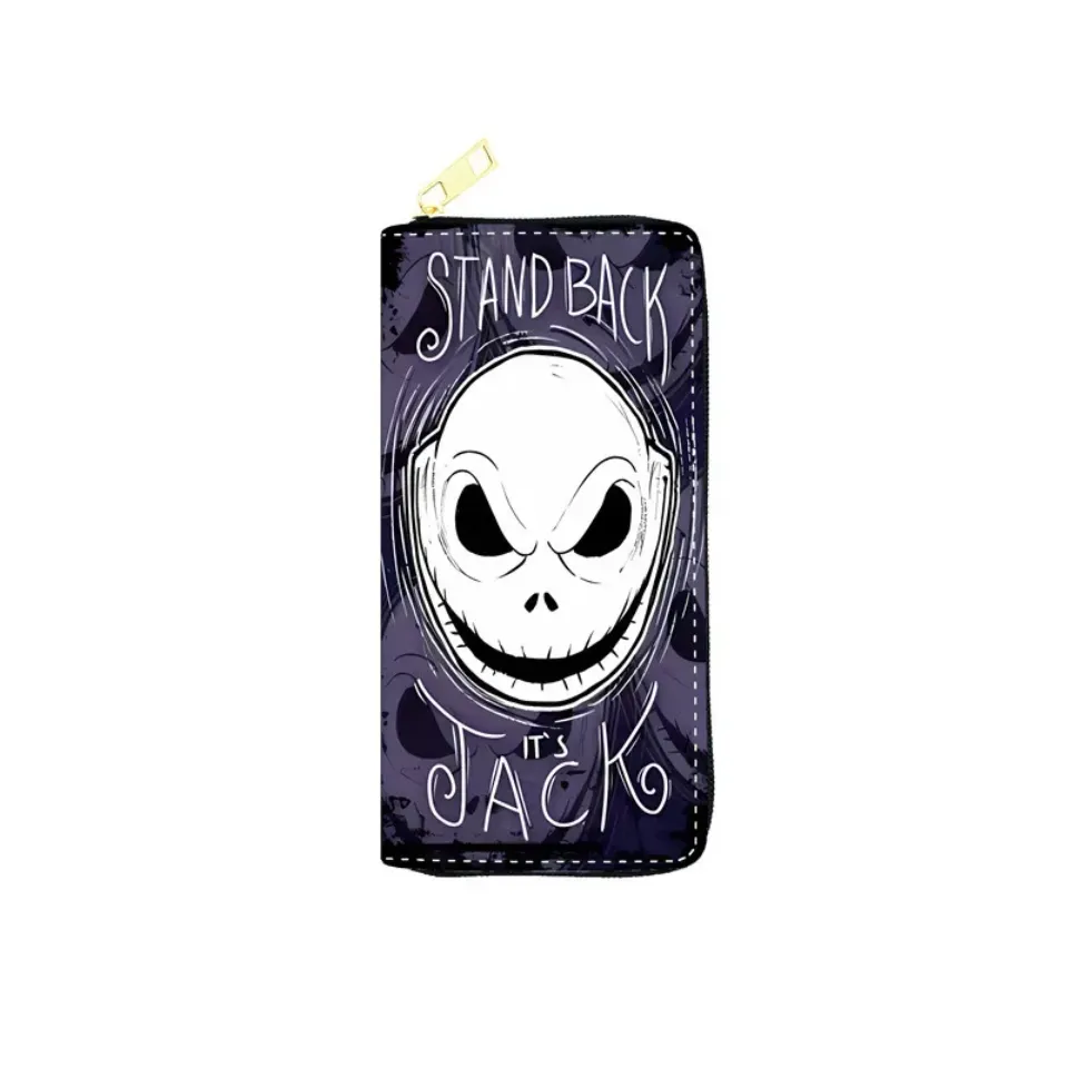 The Nightmare Before Christmas Wallet Jack Skellington Leather Wallet