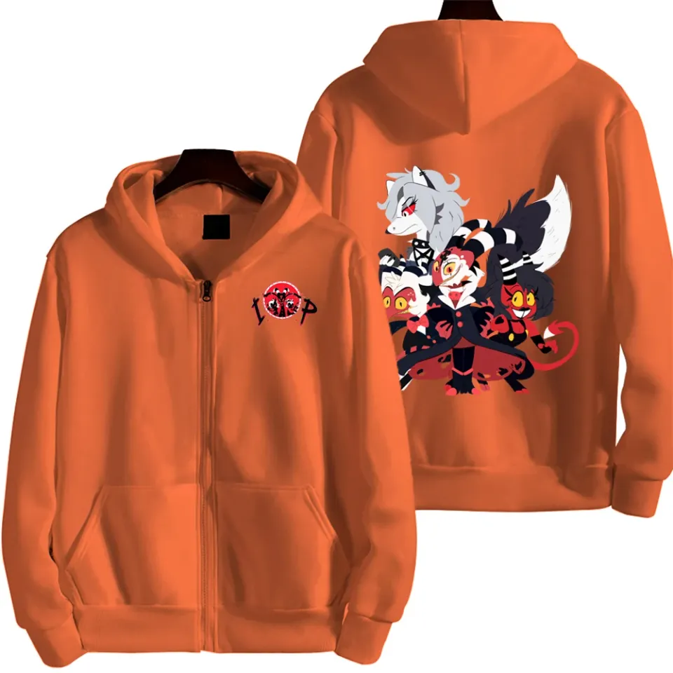 Helluva boss Cartoon Men Hoodie