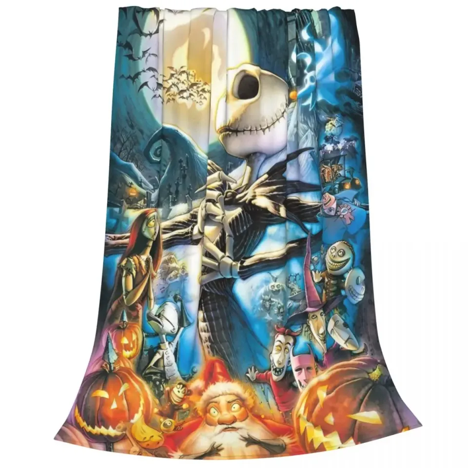 The Nightmare Before Christmas Knitted Blanket
