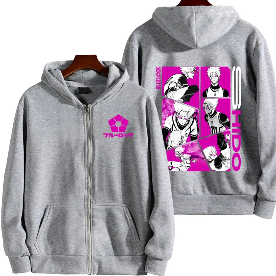 Blue Lock Shido Ryusei Men Zipper Hoodie