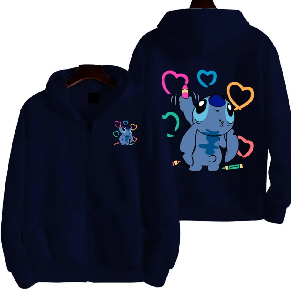 Lilo & Stitch Men Cartoon Hoodie
