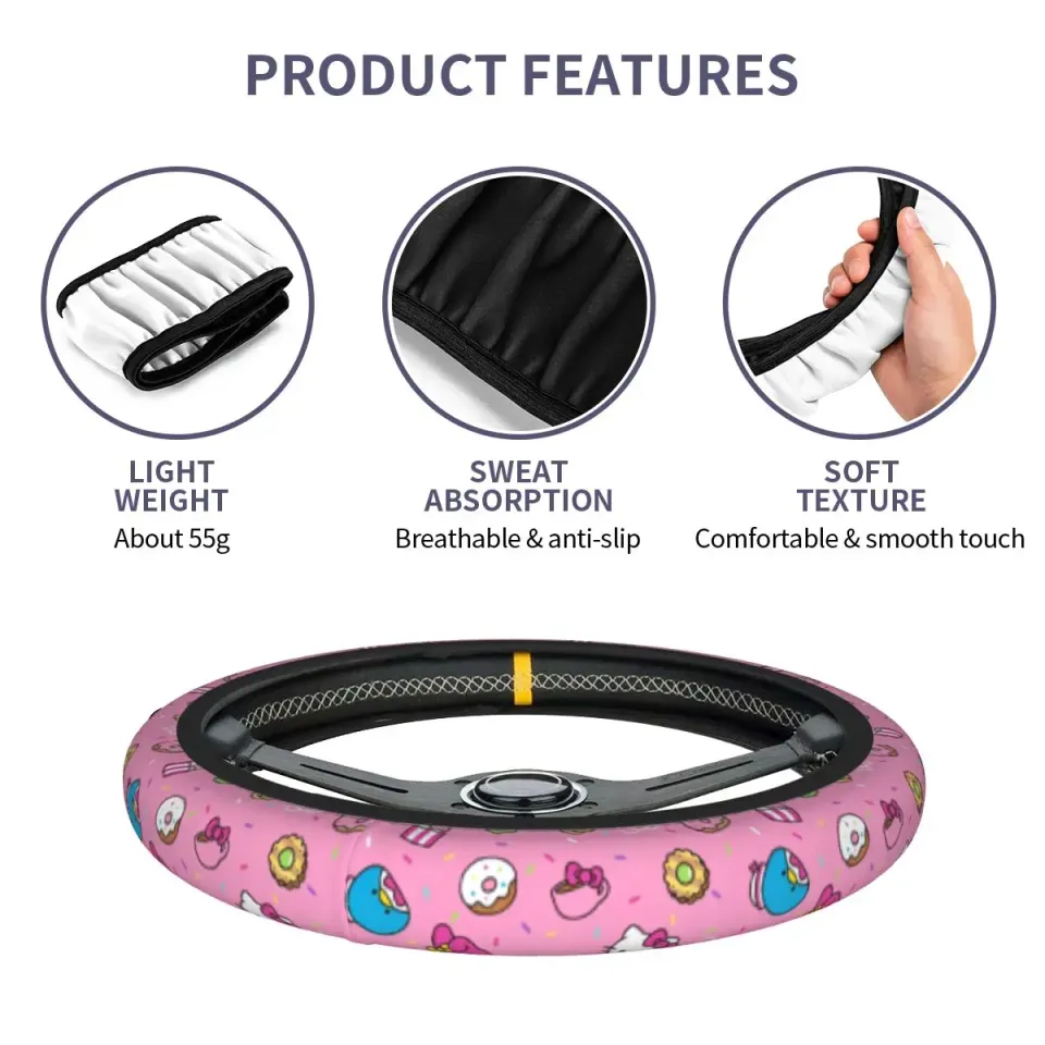 Hello Kitty Car Steering Wheel Cover