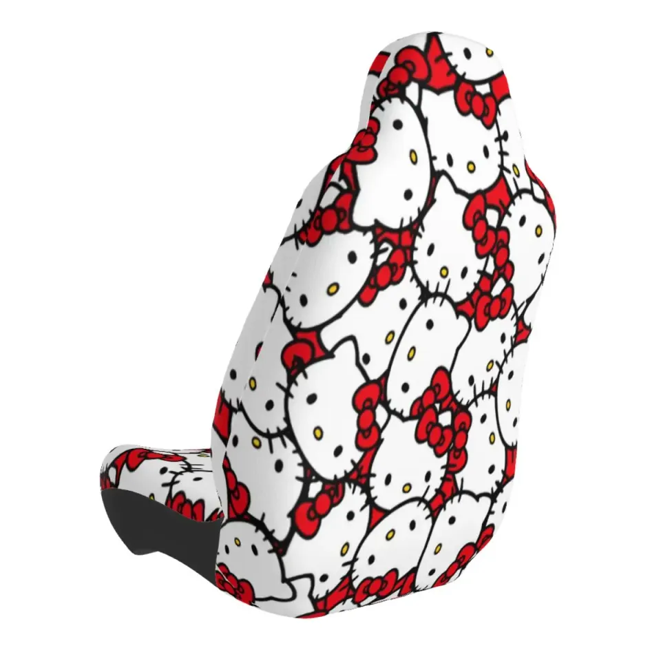 Hello Kitty Head Front Seat Cover