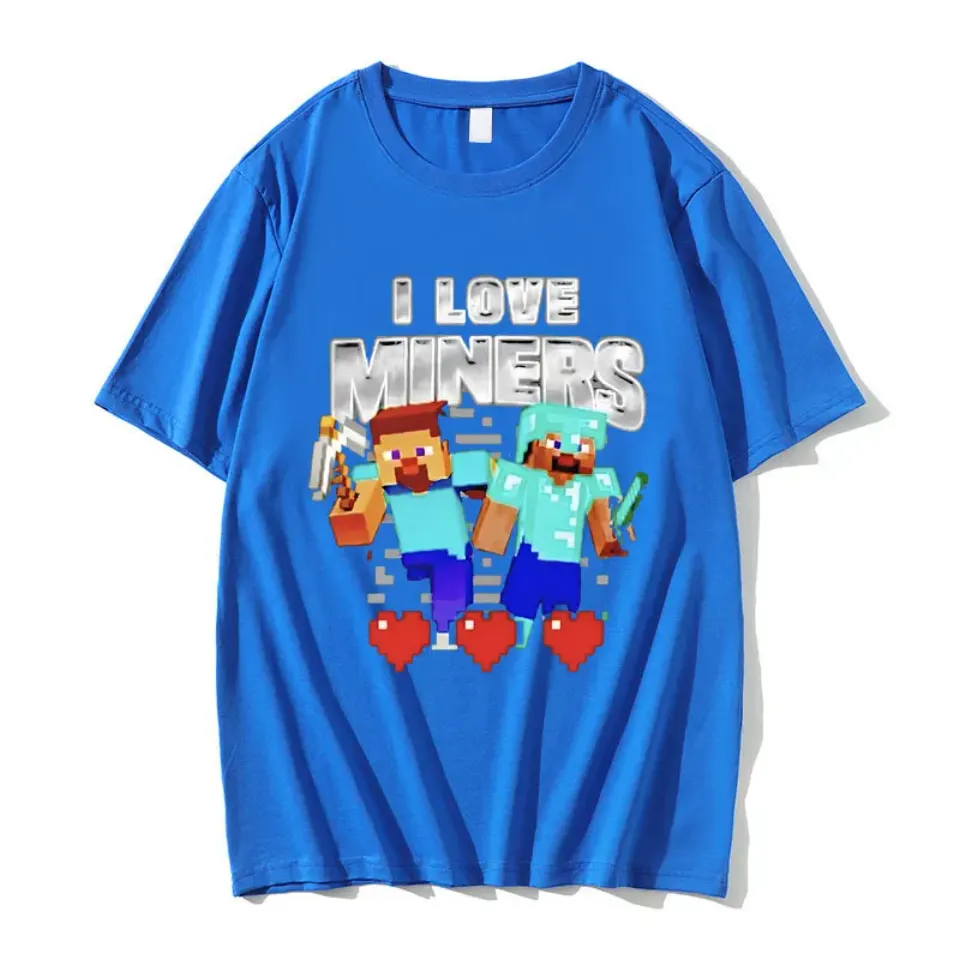 I Love Miners Print Tshirt