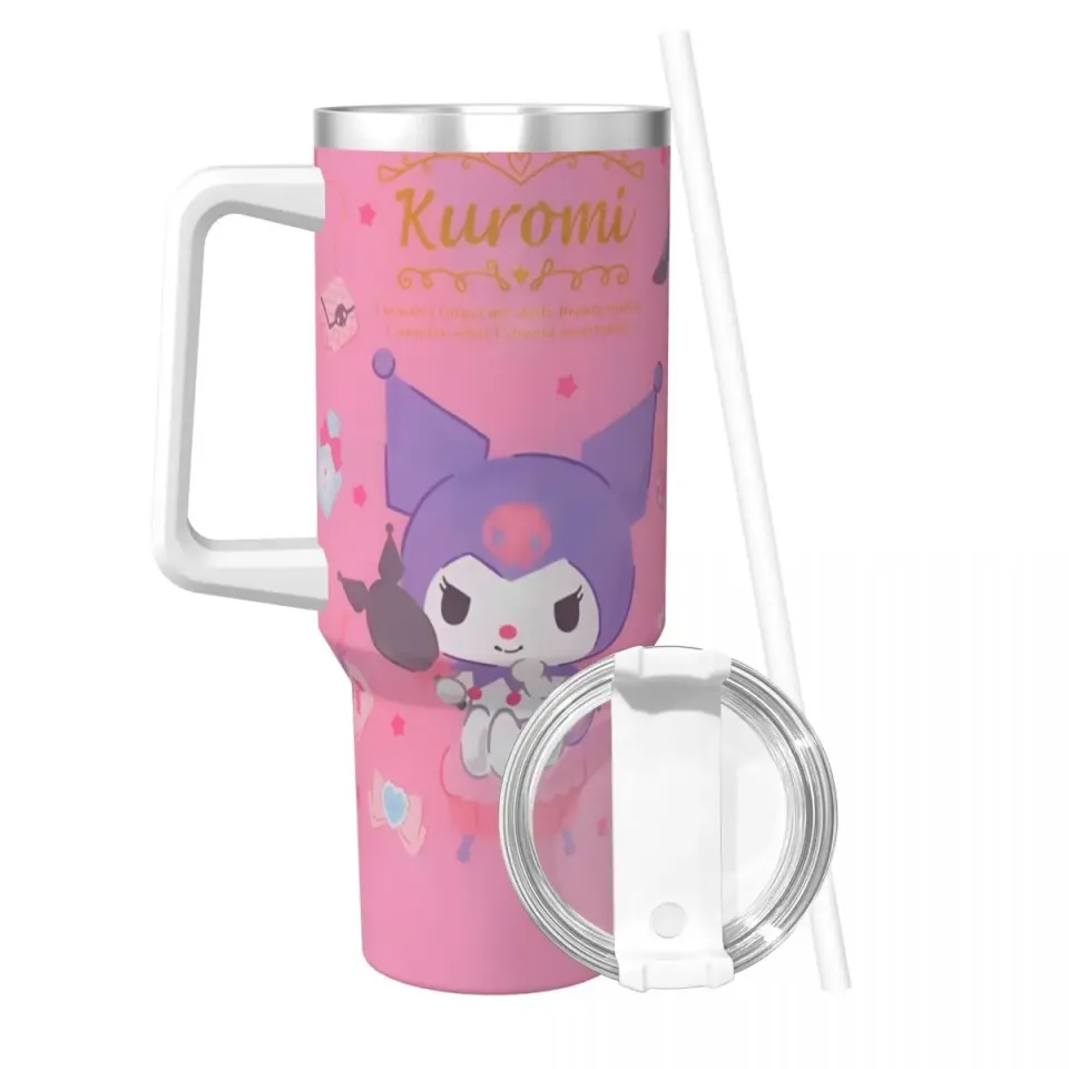Sanrio Kuromi Kawaii Tumblers 40 oz With Handle | Christmas Gift