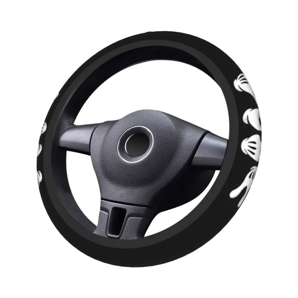 Car Steering Wheel Cover Love Hands Mickey Mouse