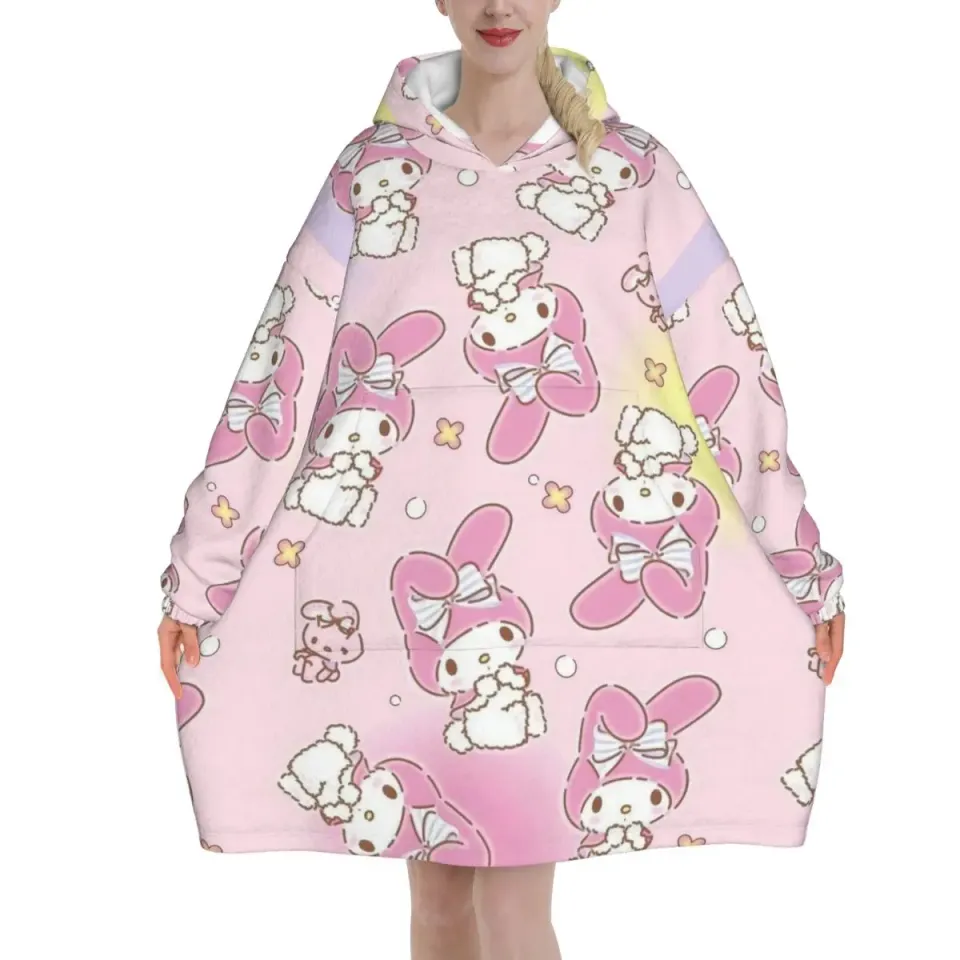 Funny Kuromi Blanket Hoodie
