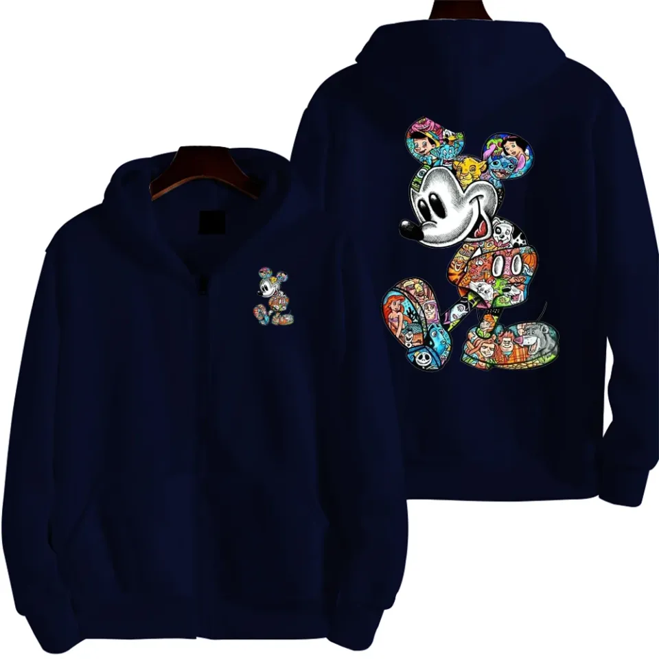 Graffiti Mickey Men Cartoon Hoodie