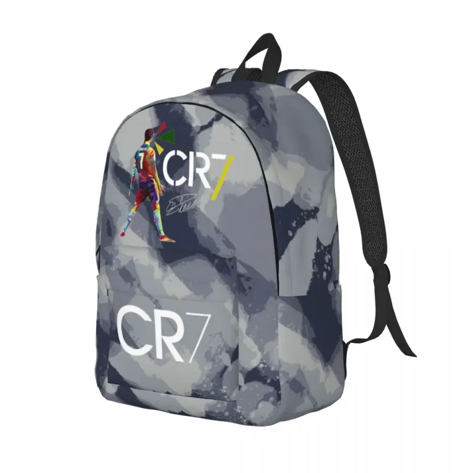 CR7 Ronaldos Backpack for Men and Women, Laptop Shoulder Bag, Student and Work Daypack, Gift