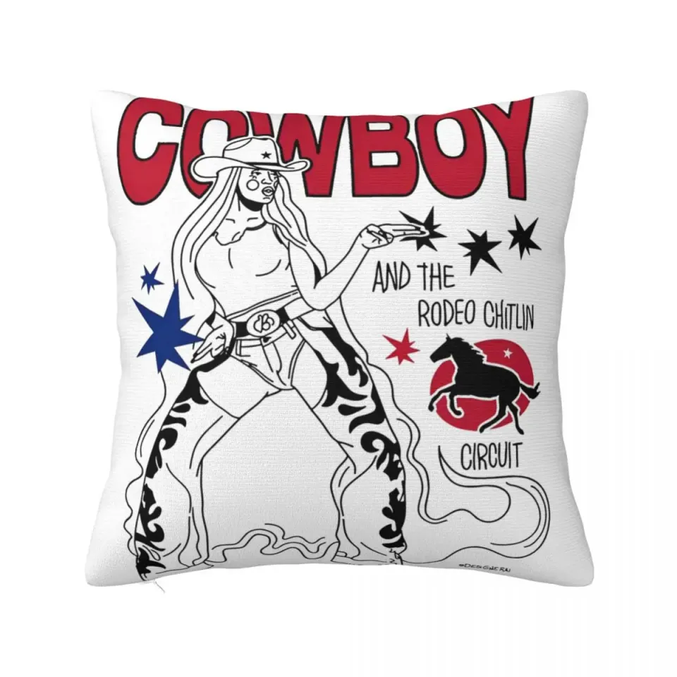 Cowboy Carter Album Throw Pillow