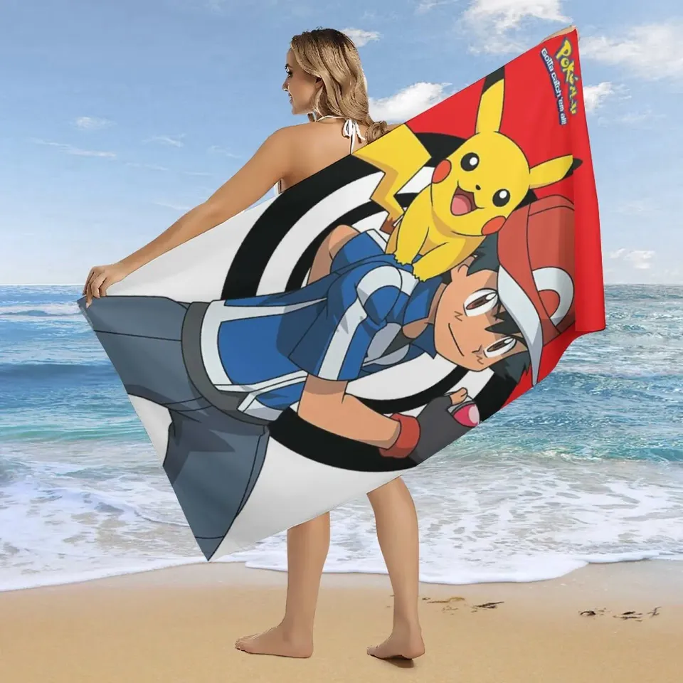 PKM Large Microfiber Beach Towel