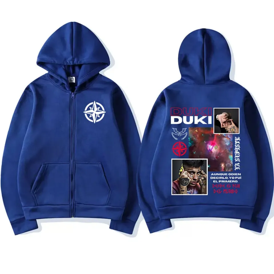Rapper Duki Tour Album Zip Up Hoodies