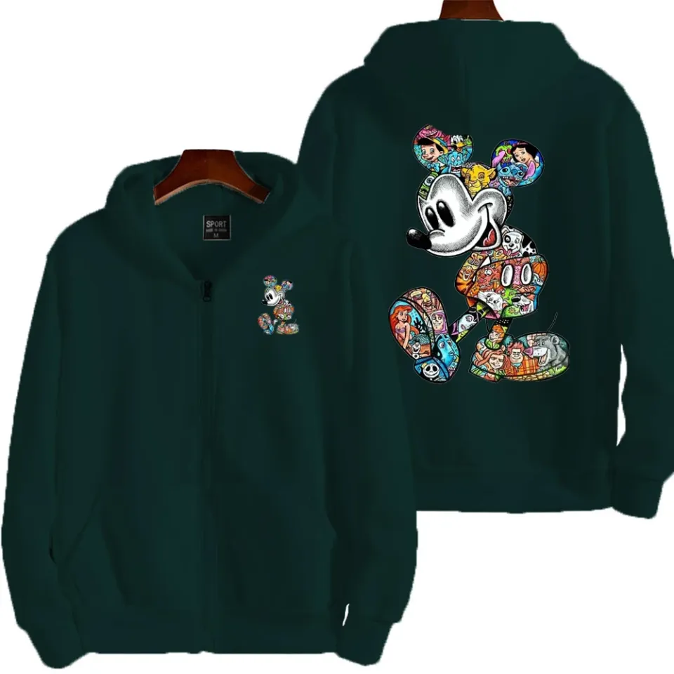 Graffiti Mickey Men Cartoon Hoodie