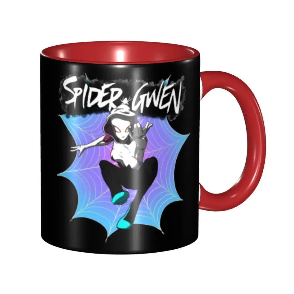 Spider Gwen Stacy Coffee Mug Fun spider-Gwen Cup For Office