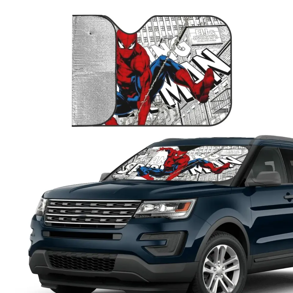 Spider-Man Spiderman Hero Car Sunshade