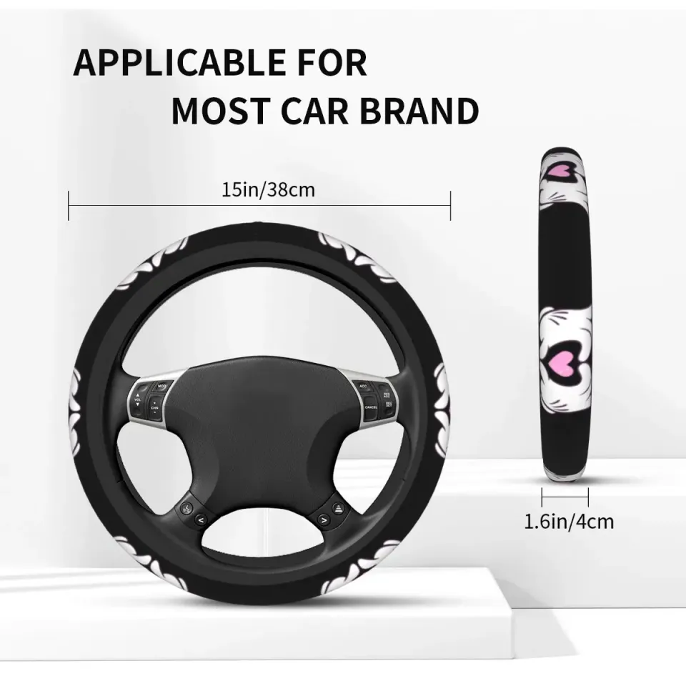 Mickey Mouse Minnie Love Disney Steering Wheel Cover