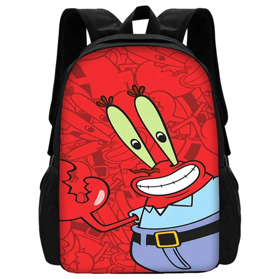 Child School Cartoon SpongeBob Backpack