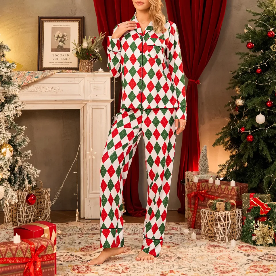 Women Christmas Pajama Set