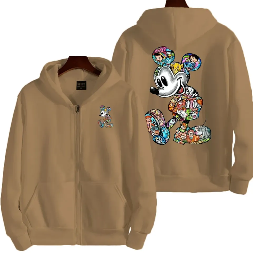 Graffiti Mickey Men Cartoon Hoodie
