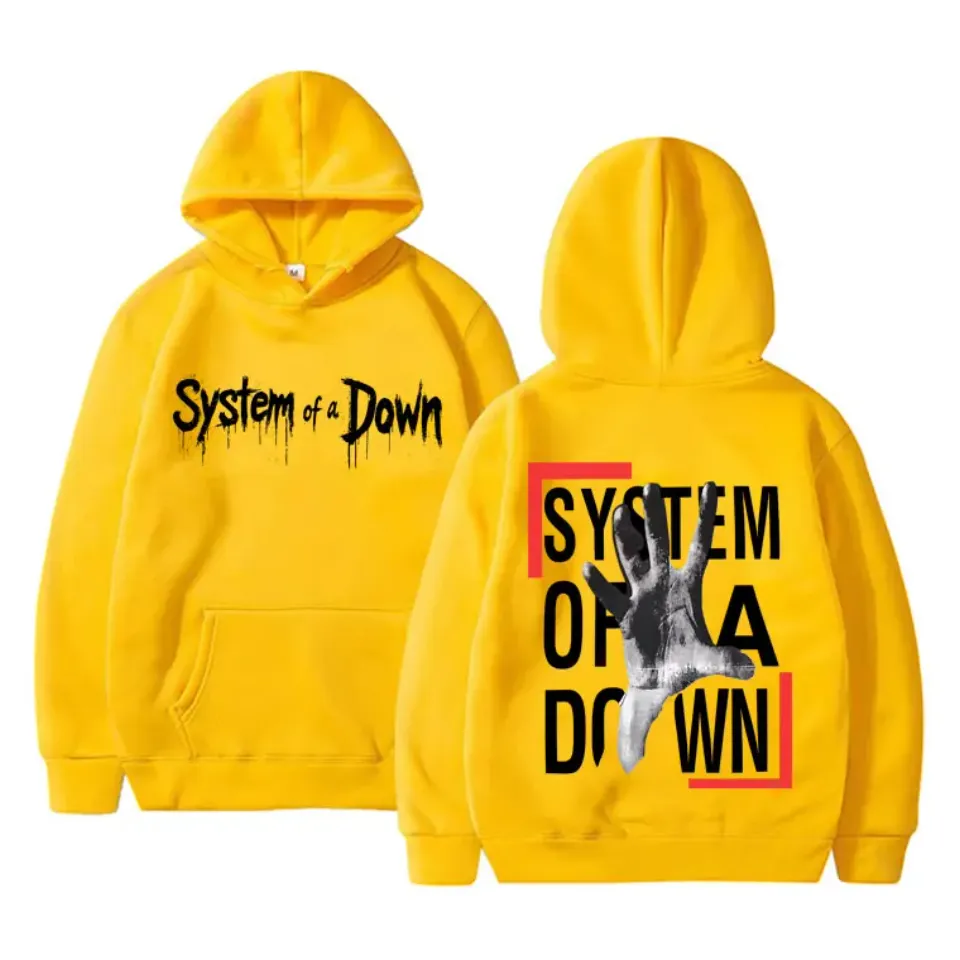 SYSTEM OF DOWN Double Sided Print Hoodie