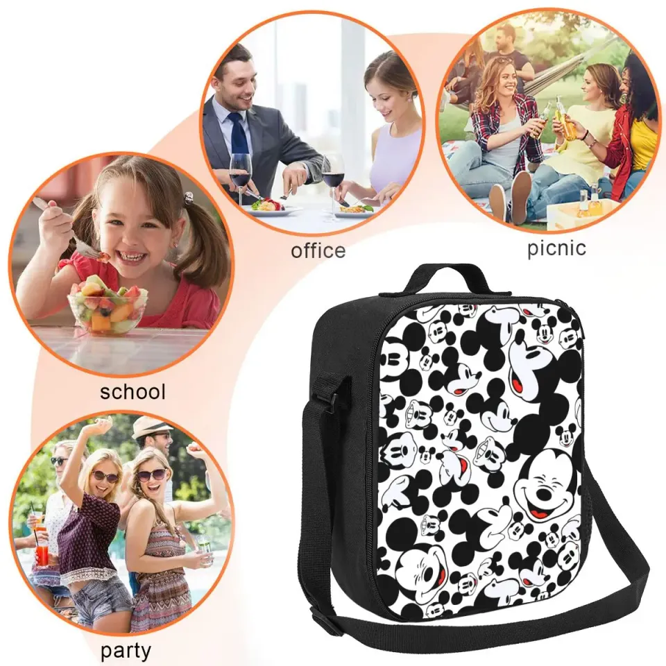 Mickey Mouse Faces Lunch Bag