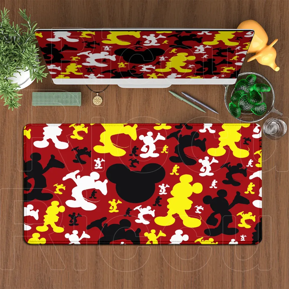 Large Mouse Pad Disney Mickey Mouse Cartoon Keyboard Mousepad Xxl Computer Gaming Rubber Non-slip Office Desk Mat PC Accessories