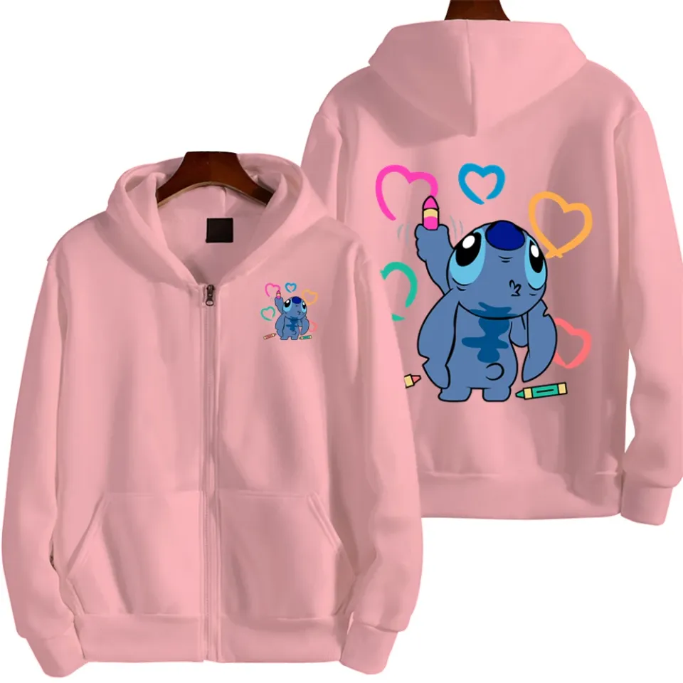 Lilo & Stitch Men Cartoon Hoodie