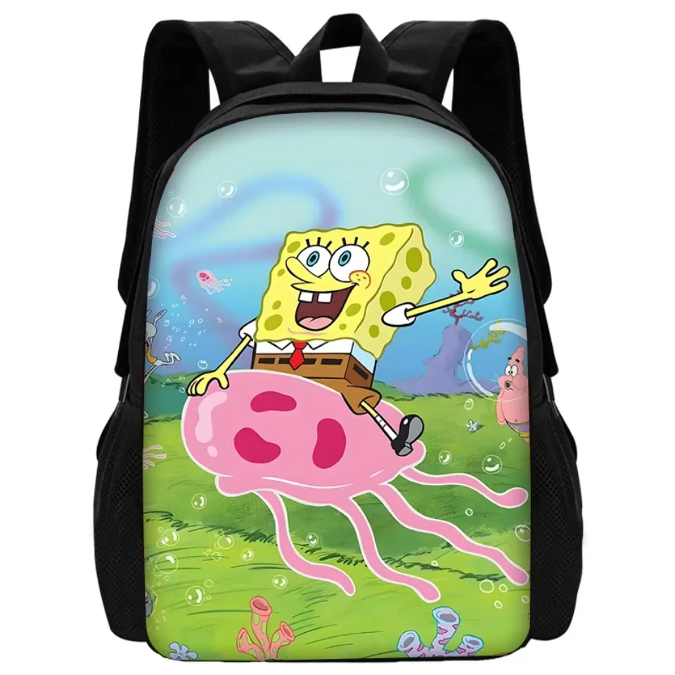 Child School Anime SpongeBob Kawaii Backpack