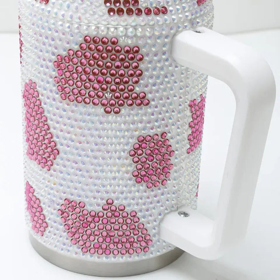 Cow 40 Oz Bling Tumblers