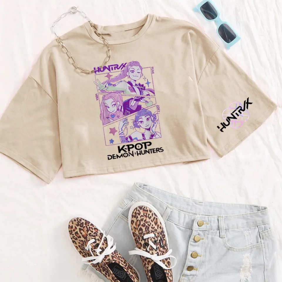 Anime K-Pop Demon Hunters Women's Crop Top