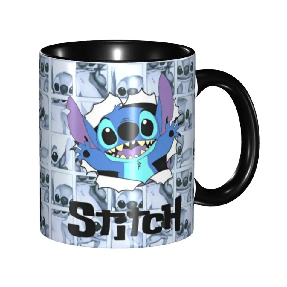 New Arrival Stitch And Baby Groot Tree Lights Merch Mugs Cute Tea Cup