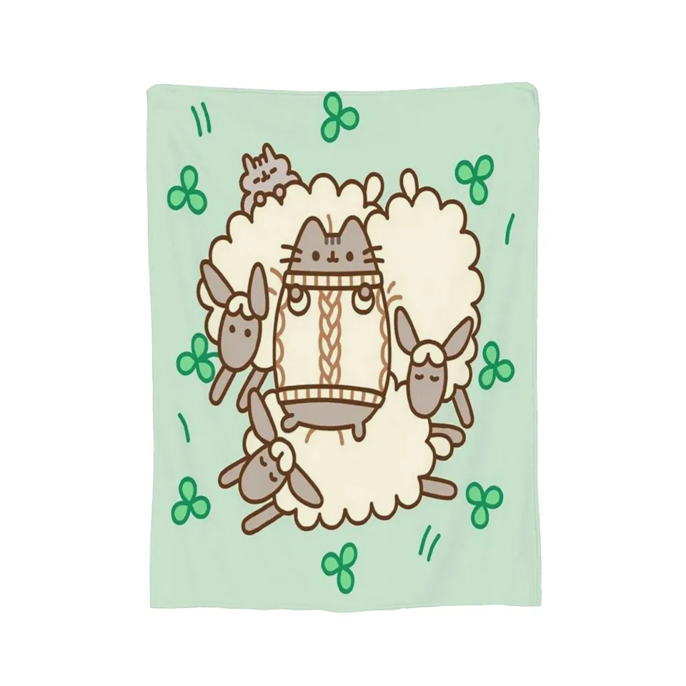 Pusheens Cat Merch Throw Blanket