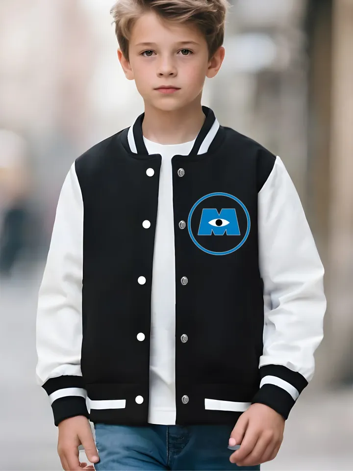Disney Monsters University Sulley Sullivan Boys Baseball Jacket -